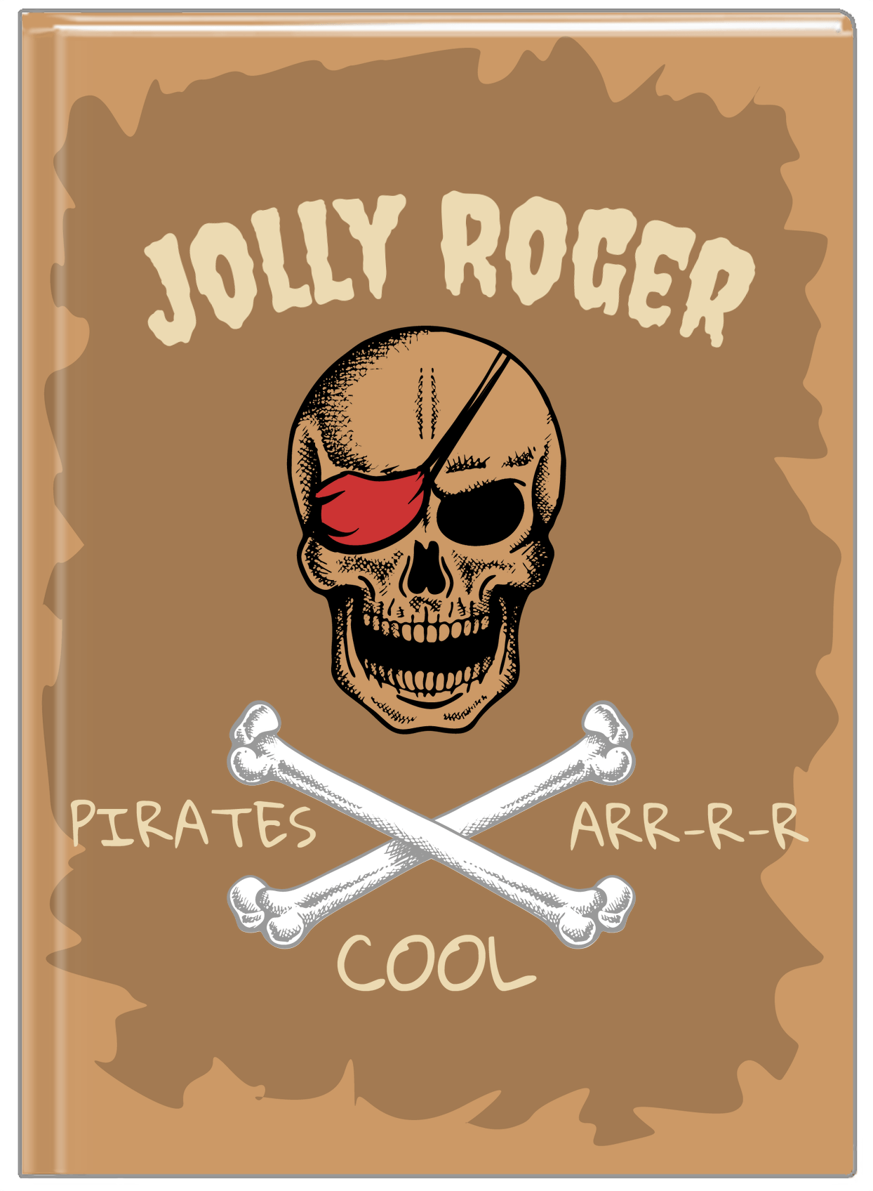 Personalized Pirates Journal - Pirates Are Cool - Front View