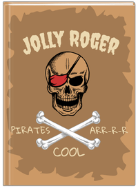 Thumbnail for Personalized Pirates Journal - Pirates Are Cool - Front View