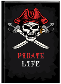 Thumbnail for Personalized Pirates Journal - Pirate Life - Front View