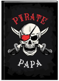 Thumbnail for Personalized Pirates Journal - Pirate Papa - Front View