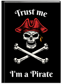 Thumbnail for Personalized Pirates Journal - Trust Me I'm A Pirate - Front View