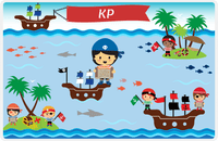 Thumbnail for Personalized Pirate Placemat - Boy Pirate VI - Asian Boy -  View