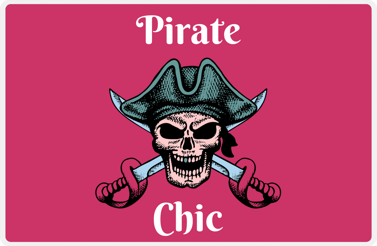 Personalized Pirates Placemat - Pirate Chic -  View