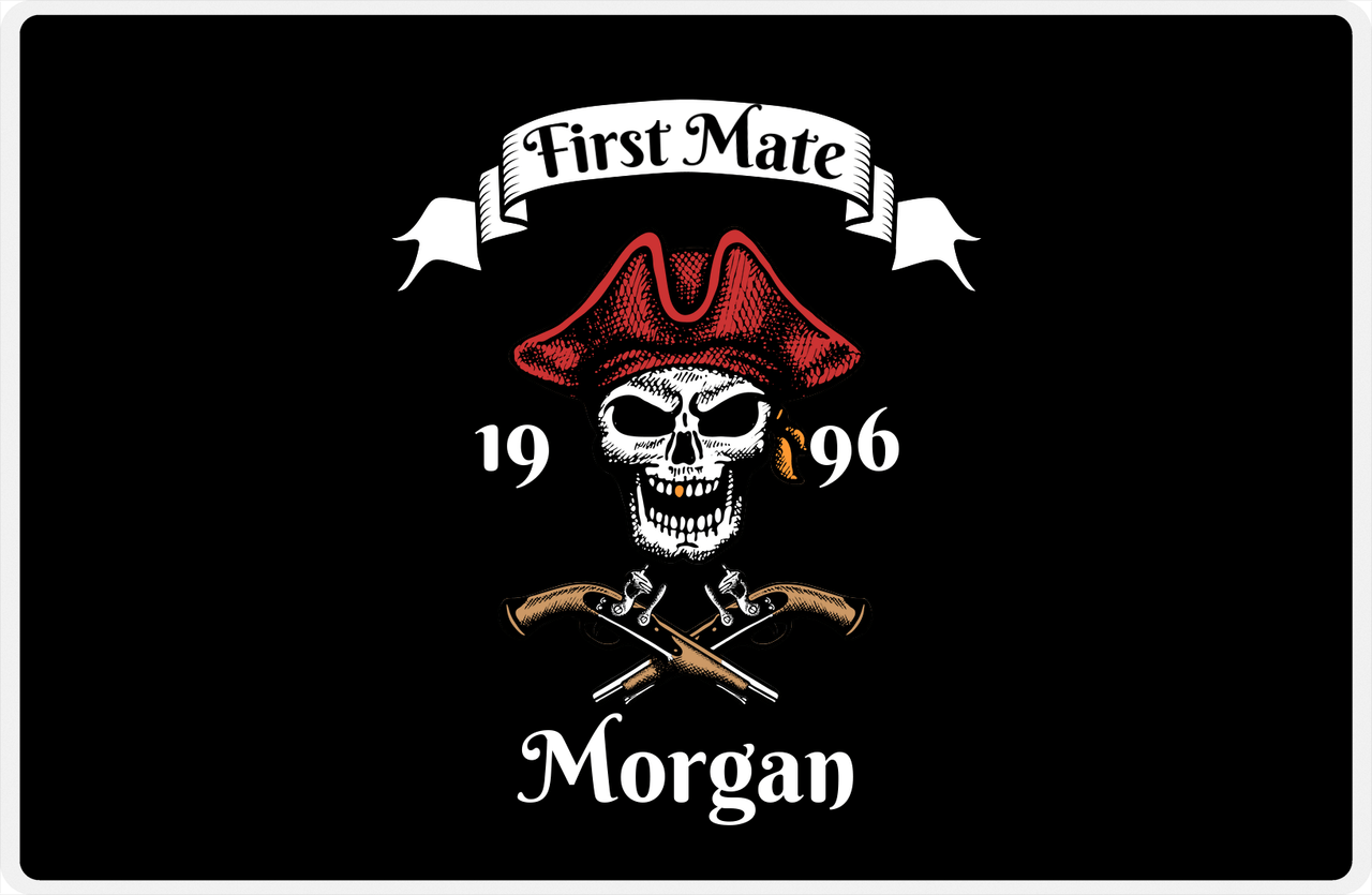 Personalized Pirates Placemat - First Mate -  View