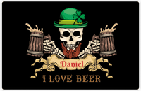 Thumbnail for Personalized Pirates Placemat - I Love Beer -  View