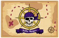 Thumbnail for Pirates Placemat - Treasure Map - Jolly Roger -  View