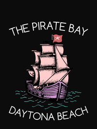 Thumbnail for Personalized Pirate T-Shirt - Black - Pirate Ship - Decorate View