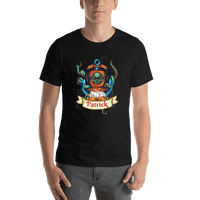 Thumbnail for Personalized Pirate T-Shirt - Black - Diver - Shirt View