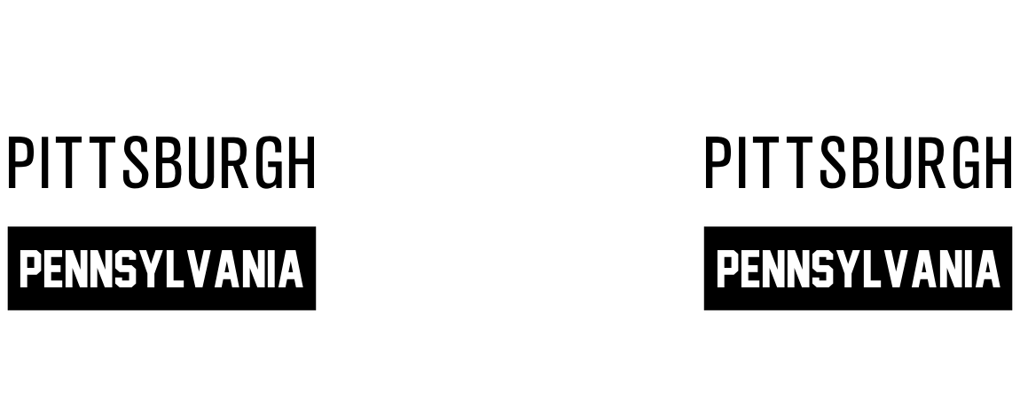 Personalized Pittsburgh Pennsylvania Water Bottle (30 oz) - Graphic View