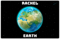 Thumbnail for Personalized Planets Placemat V - The Planets - Earth -  View