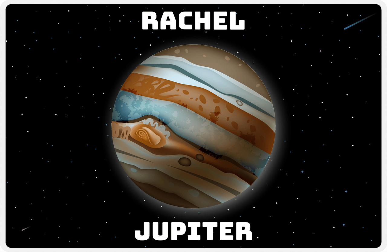 Personalized Planets Placemat V - The Planets - Jupiter -  View