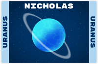 Thumbnail for Personalized Planets Placemat VI - Mono Planets - Uranus -  View