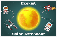 Thumbnail for Personalized Planets Placemat IX - Solar Astronaut - Redhead Boy -  View