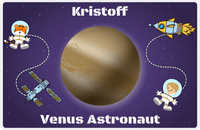 Thumbnail for Personalized Planets Placemat XIII - Venus Astronaut - Blond Boy -  View