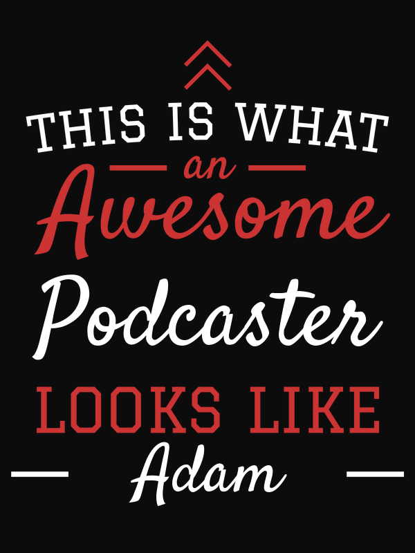 Personalized Podcaster T-Shirt - Black - Decorate View