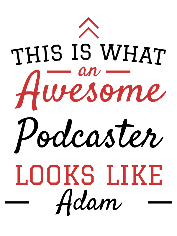 Personalized Podcaster T-Shirt - White - Decorate View