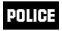 Thumbnail for Police Beach Towel - Front View