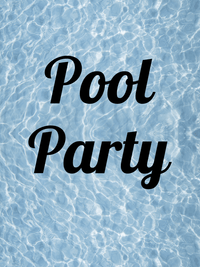 Thumbnail for Personalized Pool Water T-Shirt - Black - Pool Party - Decorate View