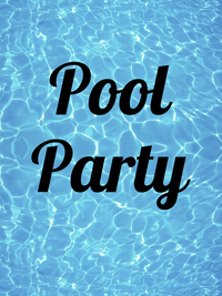 Thumbnail for Personalized Pool Water T-Shirt - Black - Pool Party - Decorate View