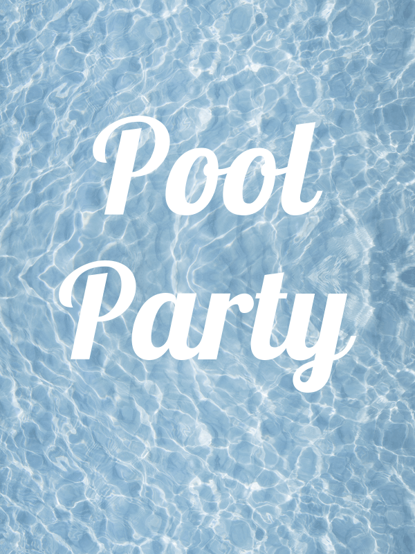 Personalized Pool Water T-Shirt - White - Pool Party - Decorate View