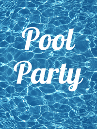 Thumbnail for Personalized Pool Water T-Shirt - Ocean Blue - Pool Party - Decorate View