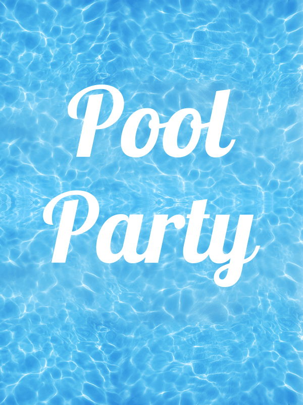 Personalized Pool Water T-Shirt - Ocean Blue - Pool Party - Decorate View
