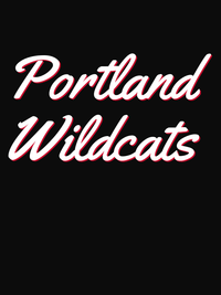 Thumbnail for Personalized Portland T-Shirt - Black - Decorate View