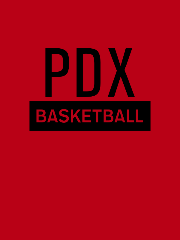 Portland Basketball T-Shirt - Red - Decorate View