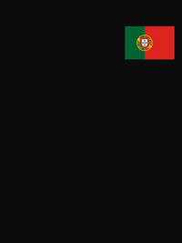 Thumbnail for Portugal Flag T-Shirt - Black - Decorate View