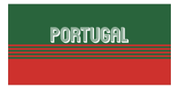 Thumbnail for Personalized Portugal Beach Towel - Front View
