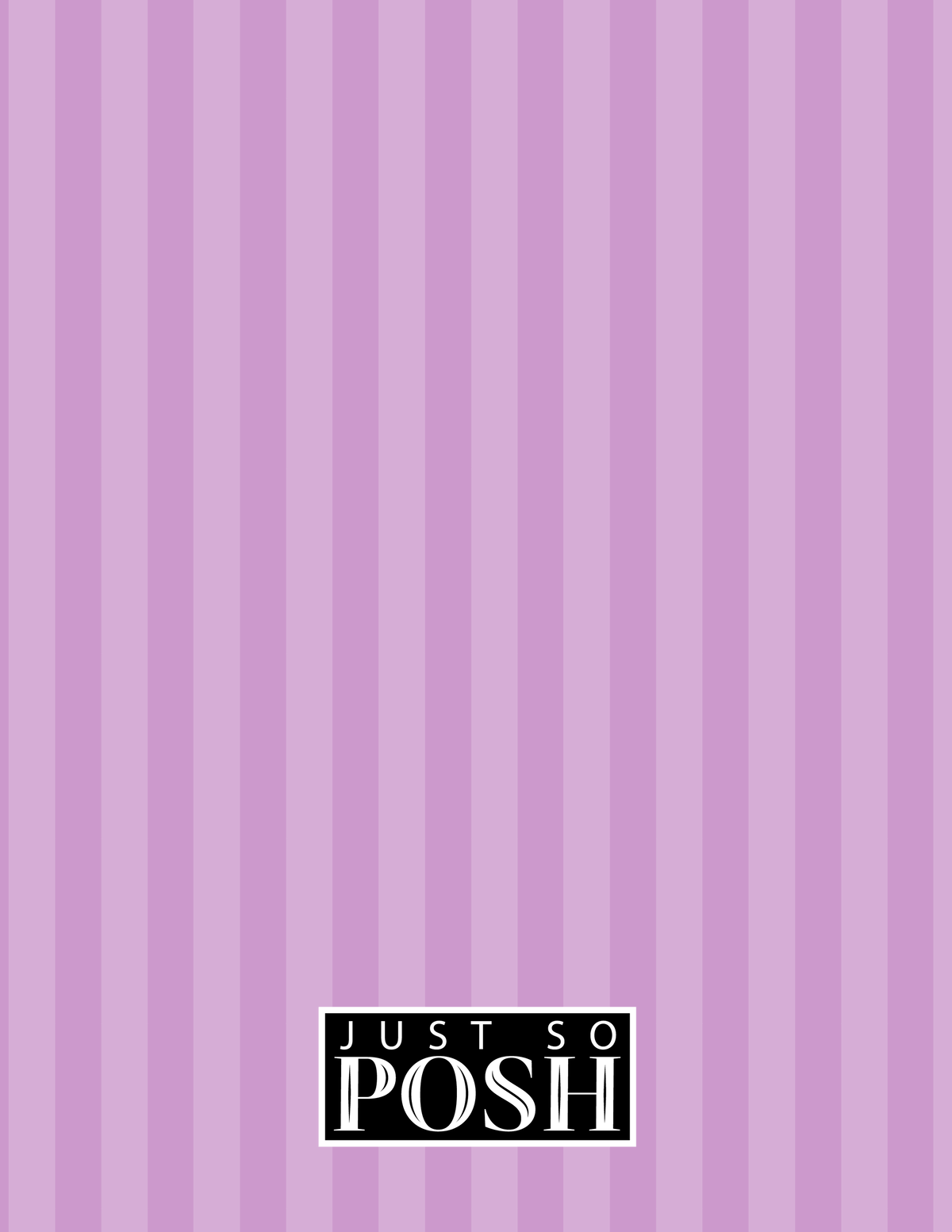 Personalized Princess Notebook VII - Purple Background - Redhead Princess - Back View