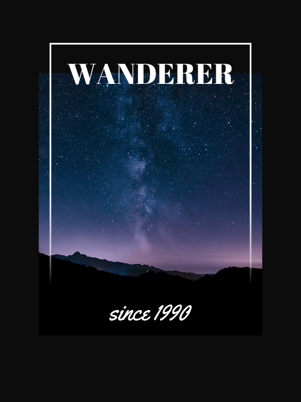 Purple Sky T-Shirt - Decorate View