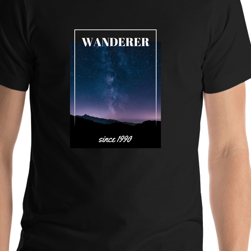 Purple Sky T-Shirt - Shirt Close-Up View