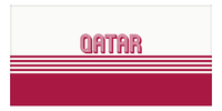 Thumbnail for Personalized Qatar Beach Towel - Front View