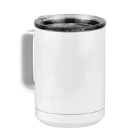 Thumbnail for Rabbit on a Budget Coffee Mug Tumbler with Handle (15 oz) - Front Left View