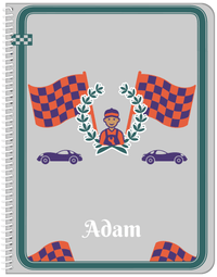 Thumbnail for Personalized Racecar Notebook I - Car Style I - Front View