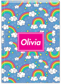 Thumbnail for Personalized Rainbows Journal I - Rectangle Nameplate - Front View