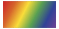 Thumbnail for Personalized Rainbow Beach Towel - Gradient - Front View