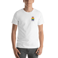 Thumbnail for Personalized Rainbow T-Shirt - White - Shirt View