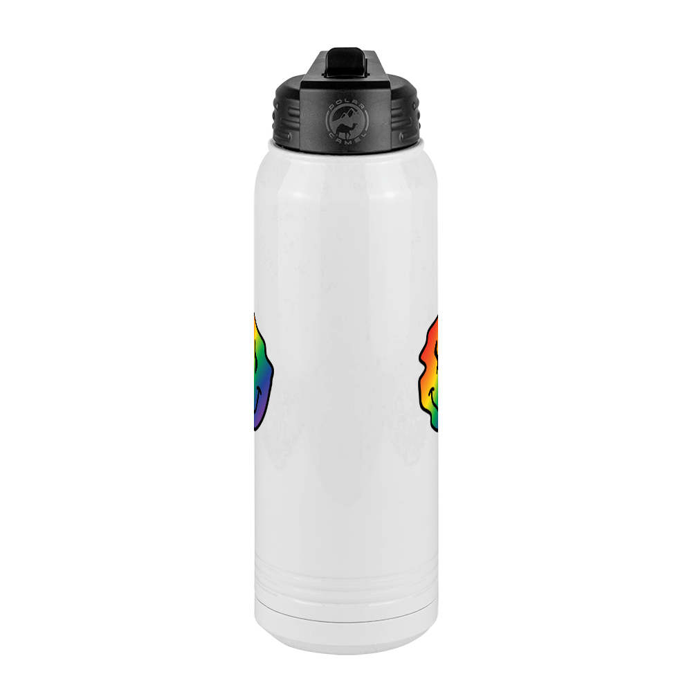 Rainbow Smiley Face Water Bottle (30 oz) – JustSoPosh