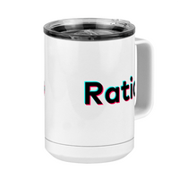 Thumbnail for Ratio Coffee Mug Tumbler with Handle (15 oz) - TikTok Trends - Front Right View