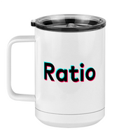 Thumbnail for Ratio Coffee Mug Tumbler with Handle (15 oz) - TikTok Trends - Left View