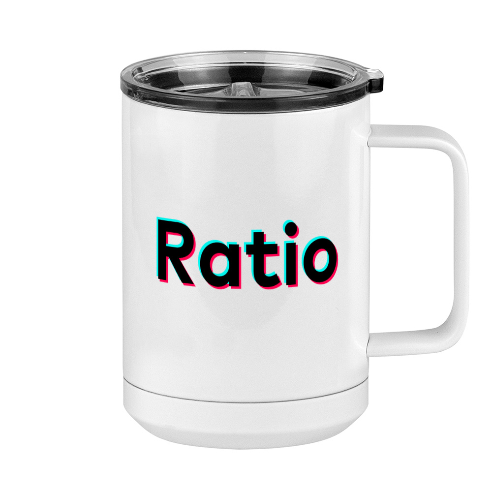 Ratio Coffee Mug Tumbler with Handle (15 oz) - TikTok Trends - Right View