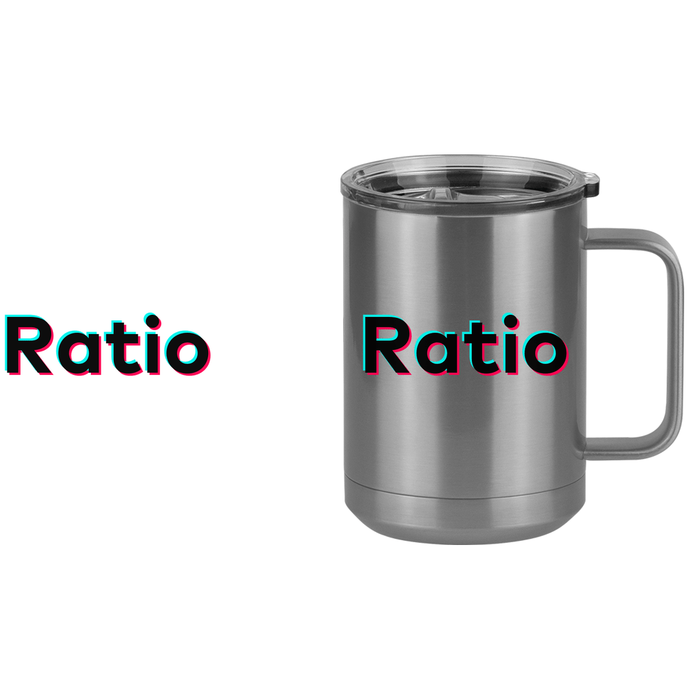Ratio Coffee Mug Tumbler with Handle (15 oz) - TikTok Trends - Design View