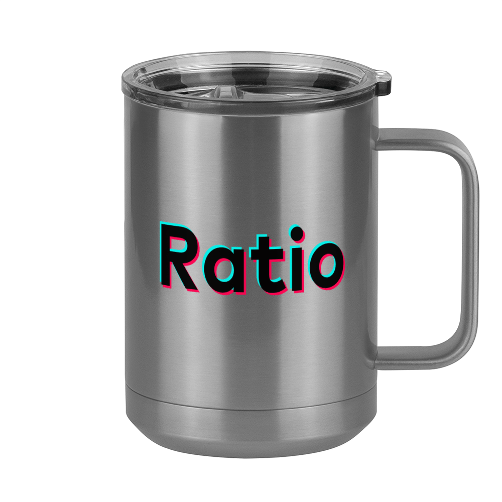 Ratio Coffee Mug Tumbler with Handle (15 oz) - TikTok Trends - Right View