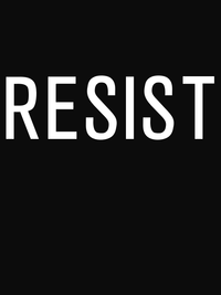 Thumbnail for Resist T-Shirt - Black - Decorate View