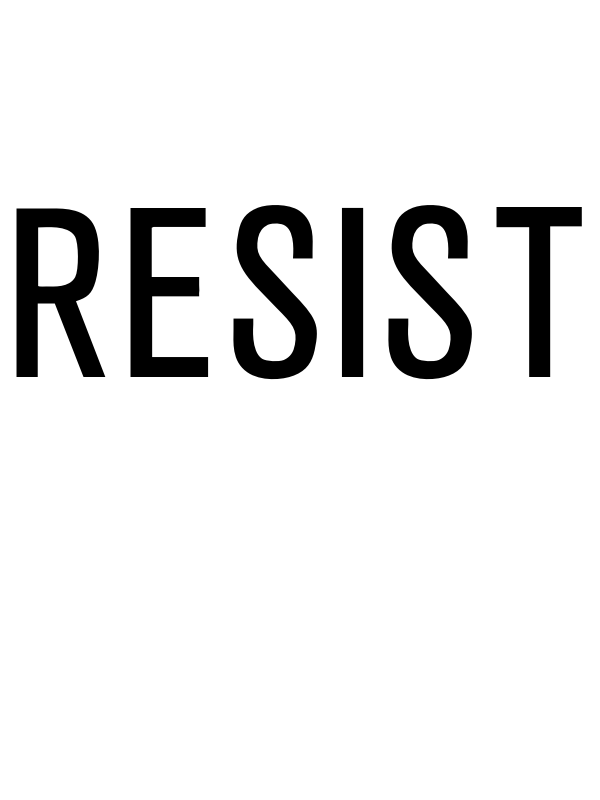Resist T-Shirt - White - Decorate View