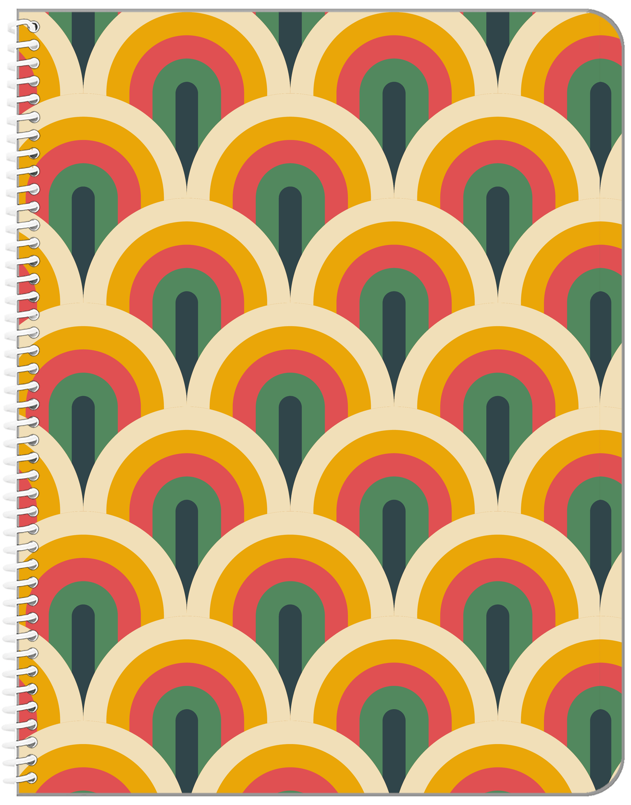 Retro Arches Notebook - Front View
