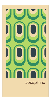 Thumbnail for Personalized Retro Beach Towel - Avocados - Front View