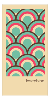 Thumbnail for Personalized Retro Beach Towel - Arches - Front View